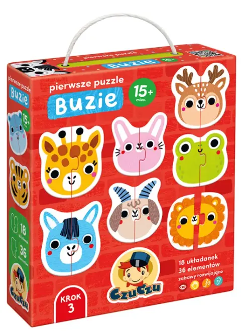 Pierwsze puzzle Buzie 15m+, Czuczu