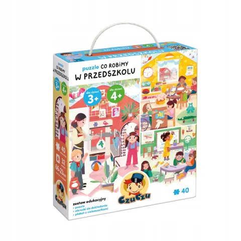 Puzzle Co robimy w przedszkolu CzuCzu
