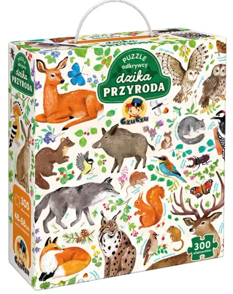 Puzzle 300 Odkrywcy Dzika przyroda CzuCzu