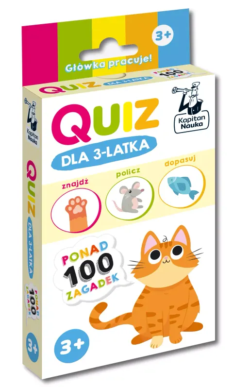 Kapitan Nauka: Quiz dla 3-latka