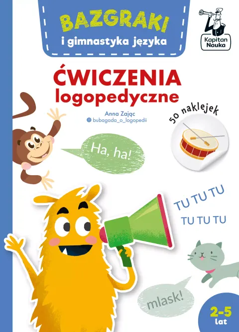 Bazgraki i gimnastyka języka. Ćwiczenia logopedyczne, Kapitan Nauka