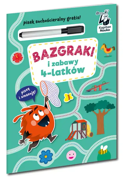 Kapitan Nauka Bazgraki i zabawy 4-latków
