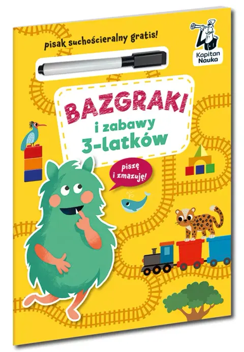 Kapitan Nauka: Bazgraki i zabawy 3-latków