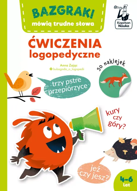 Bazgraki mówią trudne słowa. Ćwiczenia logopedyczne, Kapitan Nauka