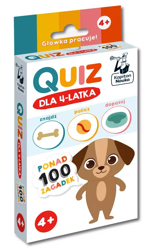 Kapitan Nauka: Quiz dla 4-latka