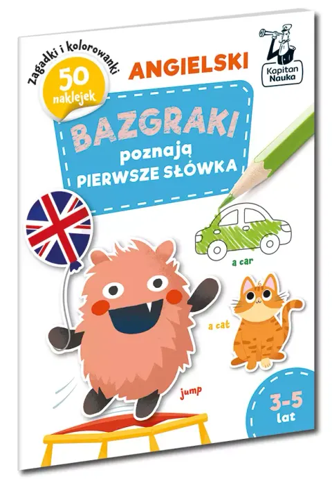 Kapitan Nauka: Bazgraki poznają angielski - Pierwsze słówka (3–5 lat)