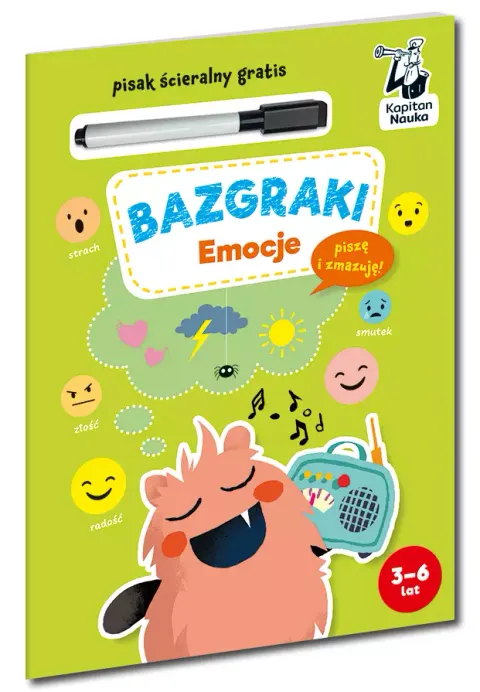 Emocje. Kapitan Nauka. Bazgraki