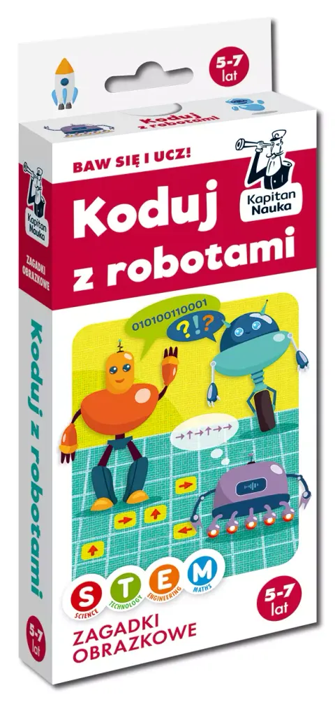 Koduj z robotami. Zagadki obrazkowe. Kapitan Nauka