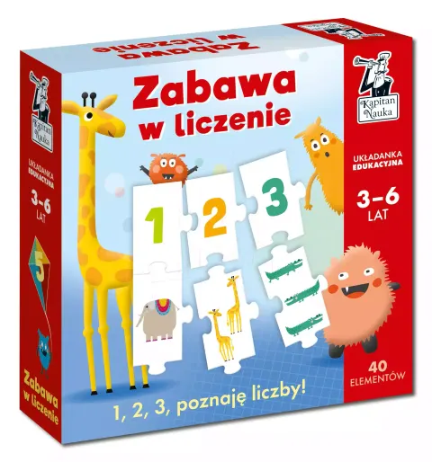 Układanka edukacyjna Zabawa w liczenie