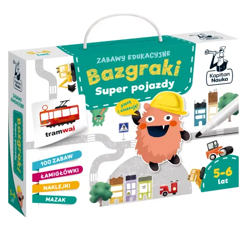 Kapitan Nauka: Bazgraki super pojazdy 5-6 lat