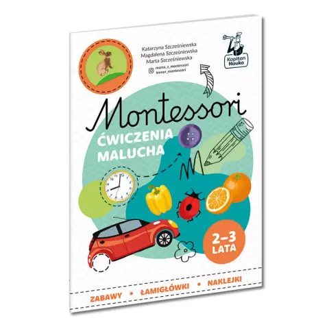 Ćwiczenia malucha 2-3 lata. Montessori