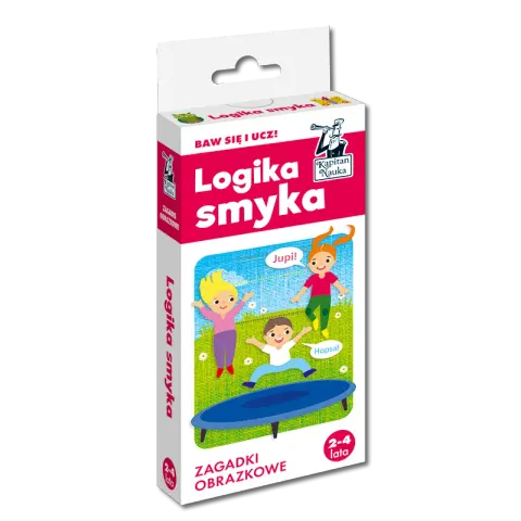 Kapitan Nauka: Zagadki obrazkowe - Logika smyka 2-4 lata