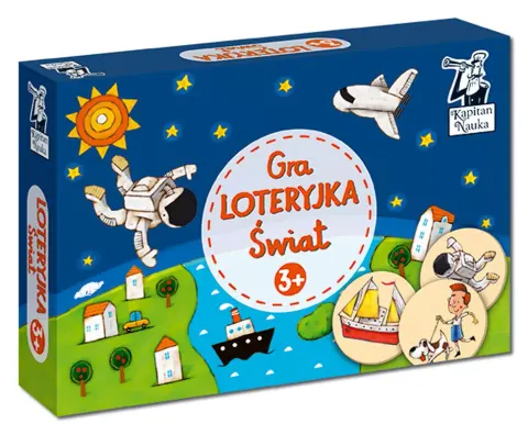 Kapitan Nauka. Gra Loteryjka. Świat 3+