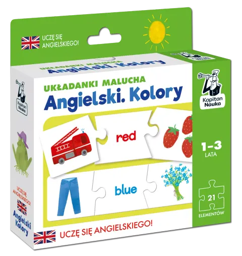 Układanki Malucha Angielski Kolory