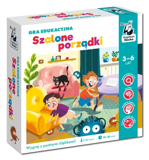 Kapitan Nauka: Szalone porządki. Gra edukacyjna