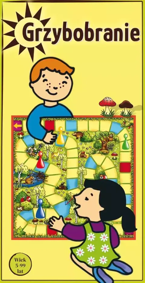 Abino Grzybobranie — Rodzinna Gra Planszowa dla Dzieci 5+ (1-4 graczy)