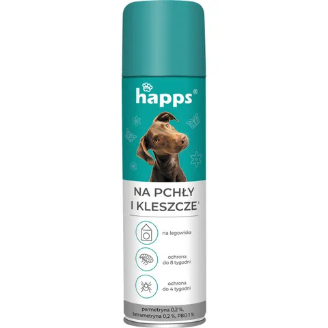 Happs - spray na pchły i kleszcze dla psów 250ml