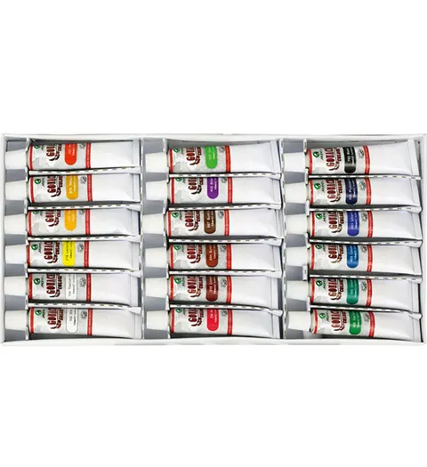 Farby gwasz Maries 18 kolorów x 12 ml