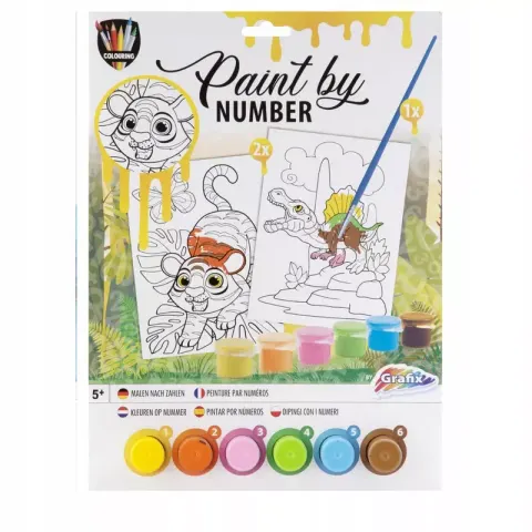 Grafix Malowanie Po Numerach Farby Tygrys