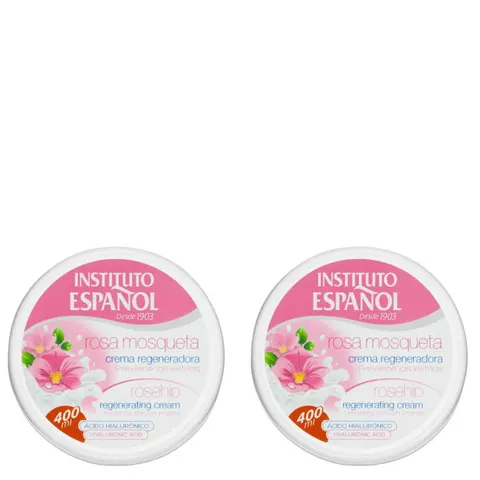 INSTITUTO ESPANOL ROSA Nawilżający krem do ciała i rąk 400 ml, pakiet 2 szt.