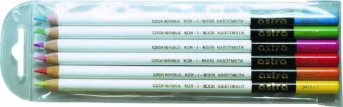 Kredki neonowe zakreślacze suche Koh-I-Noor Astra Dry Marker 3415 – zestaw 6 kolorów w etui