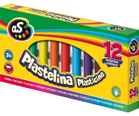 Plastelina, 12 kolorów