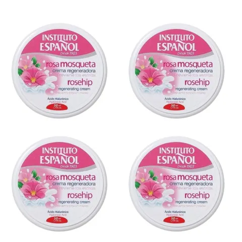 INSTITUTO ESPANOL ROSA MOSQUETA krem do ciała i rąk 40ML, pakiet 4 szt.