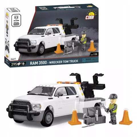 KLOCKI COBI 24611 Samochód RAM 3500 - Wrecker Tow Truck 295 El.