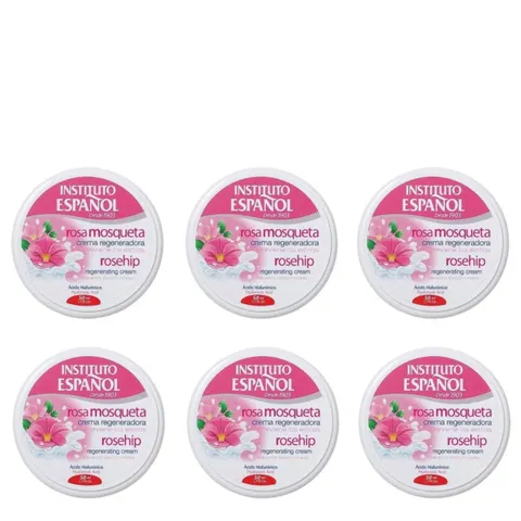 INSTITUTO ESPANOL ROSA MOSQUETA krem do ciała i rąk 40ML, pakiet 4 szt.