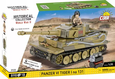 KLOCKI COBI czołg Panzer VI Tiger I NO 131 896 KL. 3123