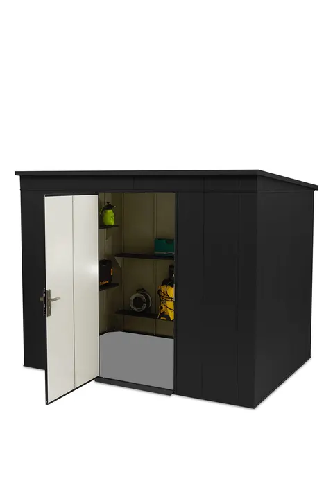 Domek narzędziowy 2,86x1,86 (m) RAL 9005