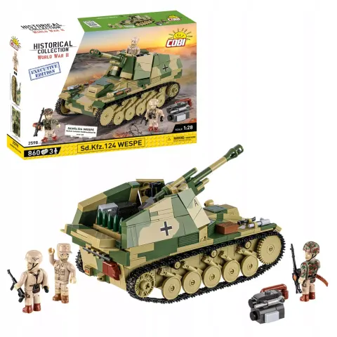 KLOCKI COBI 2598 działo samobieżne SD.KFZ.124 WESPE WESPA Executive