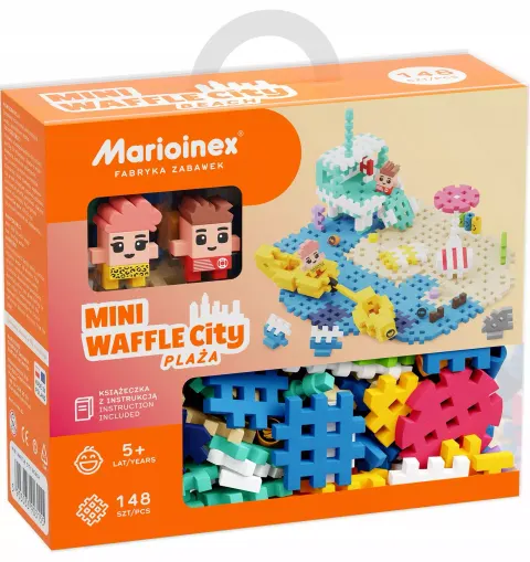 Klocki Mini Waffle 148 elementów Plaża