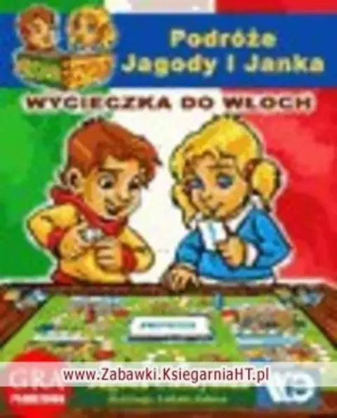 Podróże Jagody i Janka. Wycieczka do Włoch. Gra planszowa