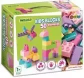 Kids Blocks Pink klocki 50 el.