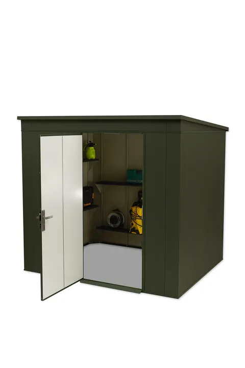 Domek narzędziowy 2,36x2,36 (m) RAL 6020