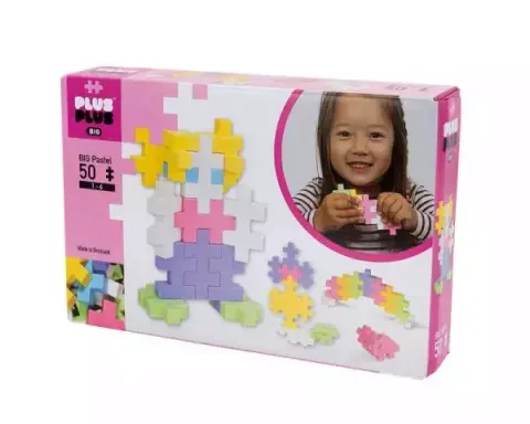 Plus Klocki big Zestaw pastelowy 50 elementów 3273 DANTE