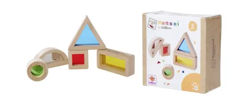 Klocki z okienkami Montessori Eichhorn