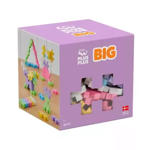 Klocki Plus-Plis Big pastelowe 100 elementów