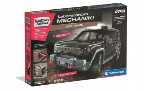 LABORATORIUM MECHANIKI KLOCKI JEEP RECON CLEMENTONI 50401