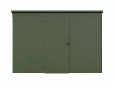 Domek narzędziowy 3,36x2,36 (m) RAL 6020
