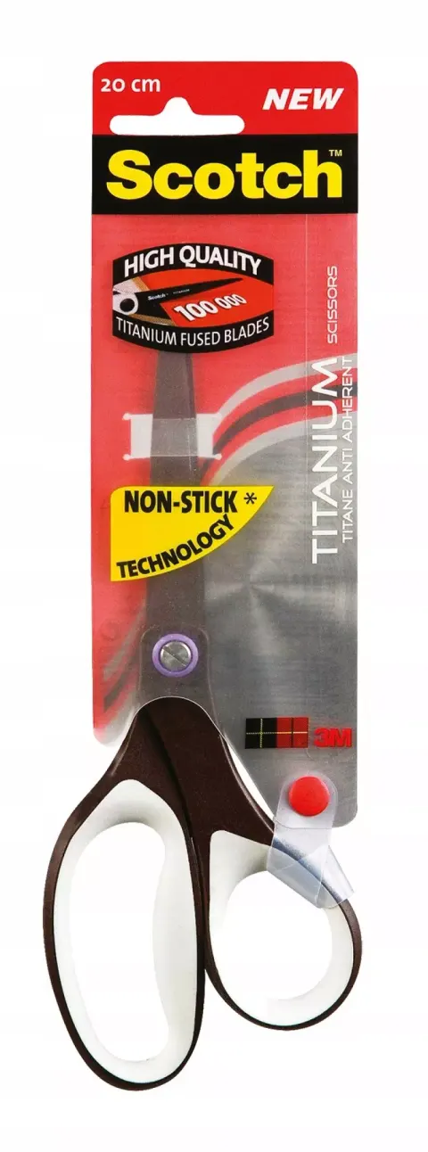 Nożyczki tytanowe 20cm SCOTCH czarno-szare /3M-FT600004053/