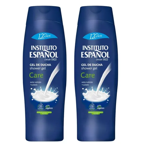 INSTITUTO ESPANOL Żel pod prysznic CARE 650 ml, pakiet 2 szt.