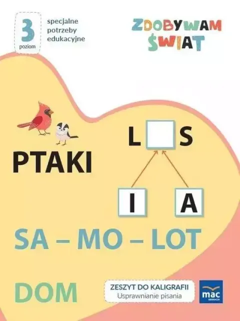 Zdobywam świat. Zeszyt do kaligrafii. Poziom 3