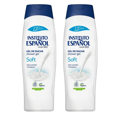 INSTITUTO ESPANOL Żel pod prysznic SOFT 650 ml, pakiet 2 szt.