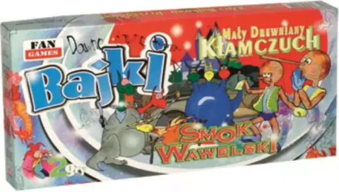 Gra 2w1 Smok wawelski. Mały drewniany kłamczuch
