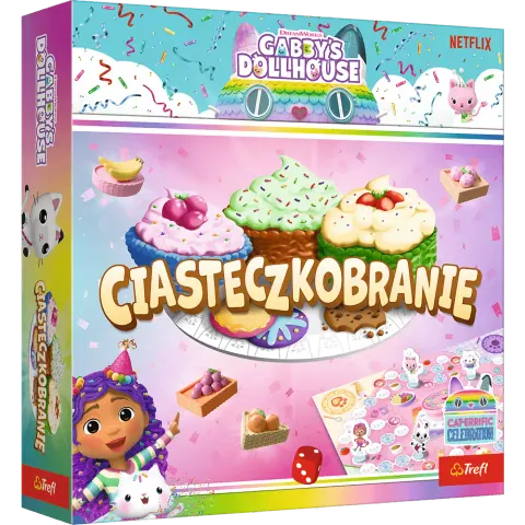 Trefl, Koci Domek Gabi, Ciasteczkobranie, gra familijna