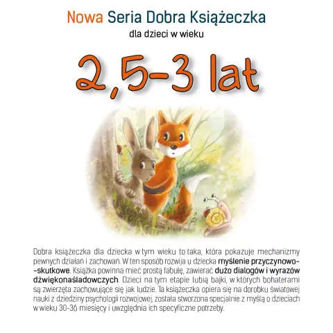 Nowa Seria Dobra Książeczka - 2,5-3 lat