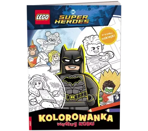 Lego DC Comics Kolorowanka według kodu KKO-6450