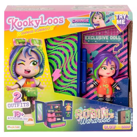 KookyLoos. Robin's Wardrobe, zestaw z lalką